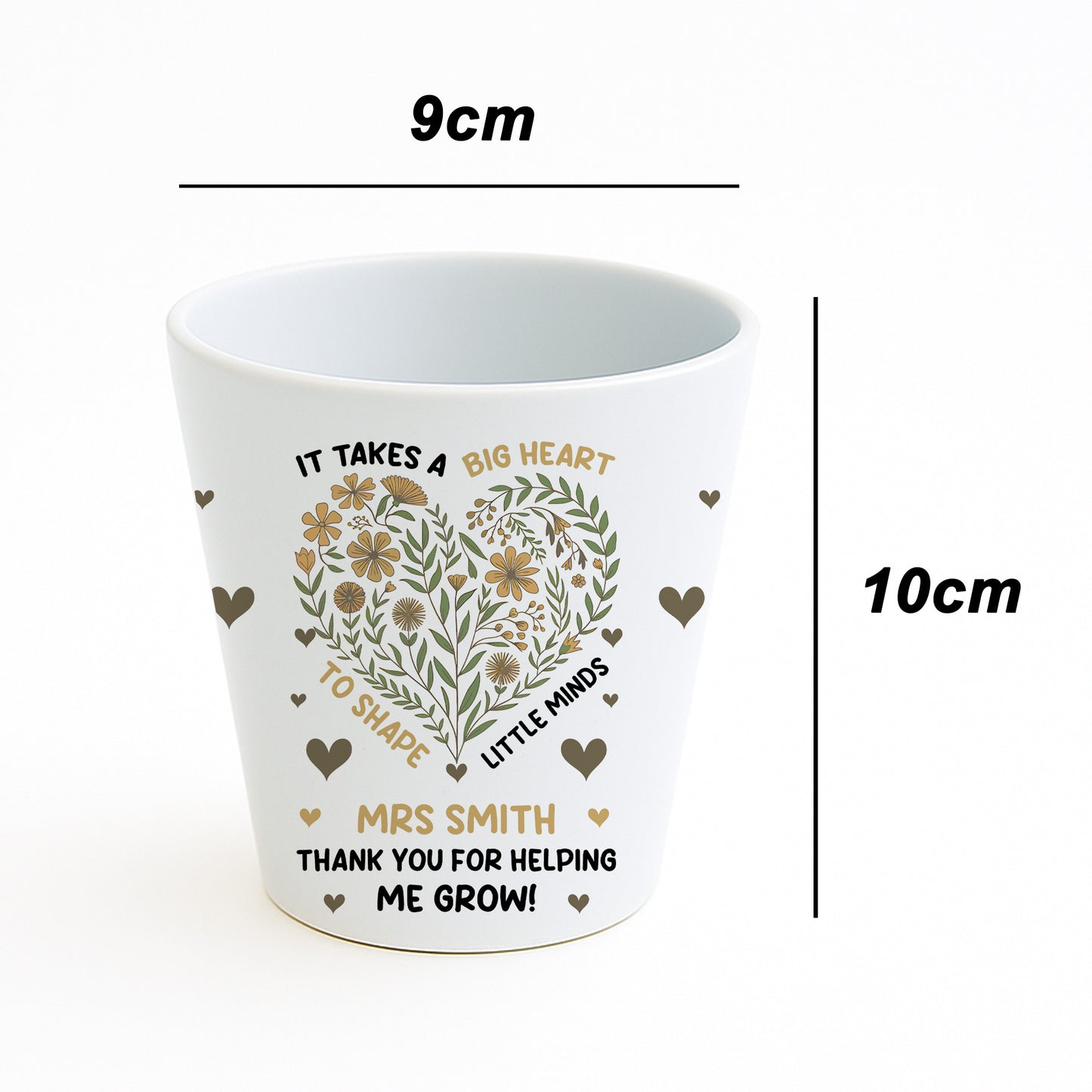 Thank You Gift For Teacher BIG HEART TO SHAPE LITTLE MINDS Gifts