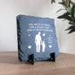 Dad Gifts From Son Father And Son Gift Slate Plaque Dad Son Gift