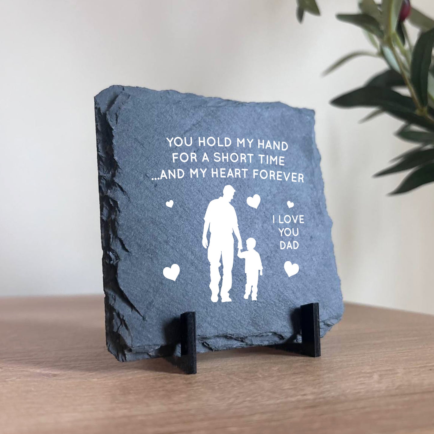 Dad Gifts From Son Father And Son Gift Slate Plaque Dad Son Gift