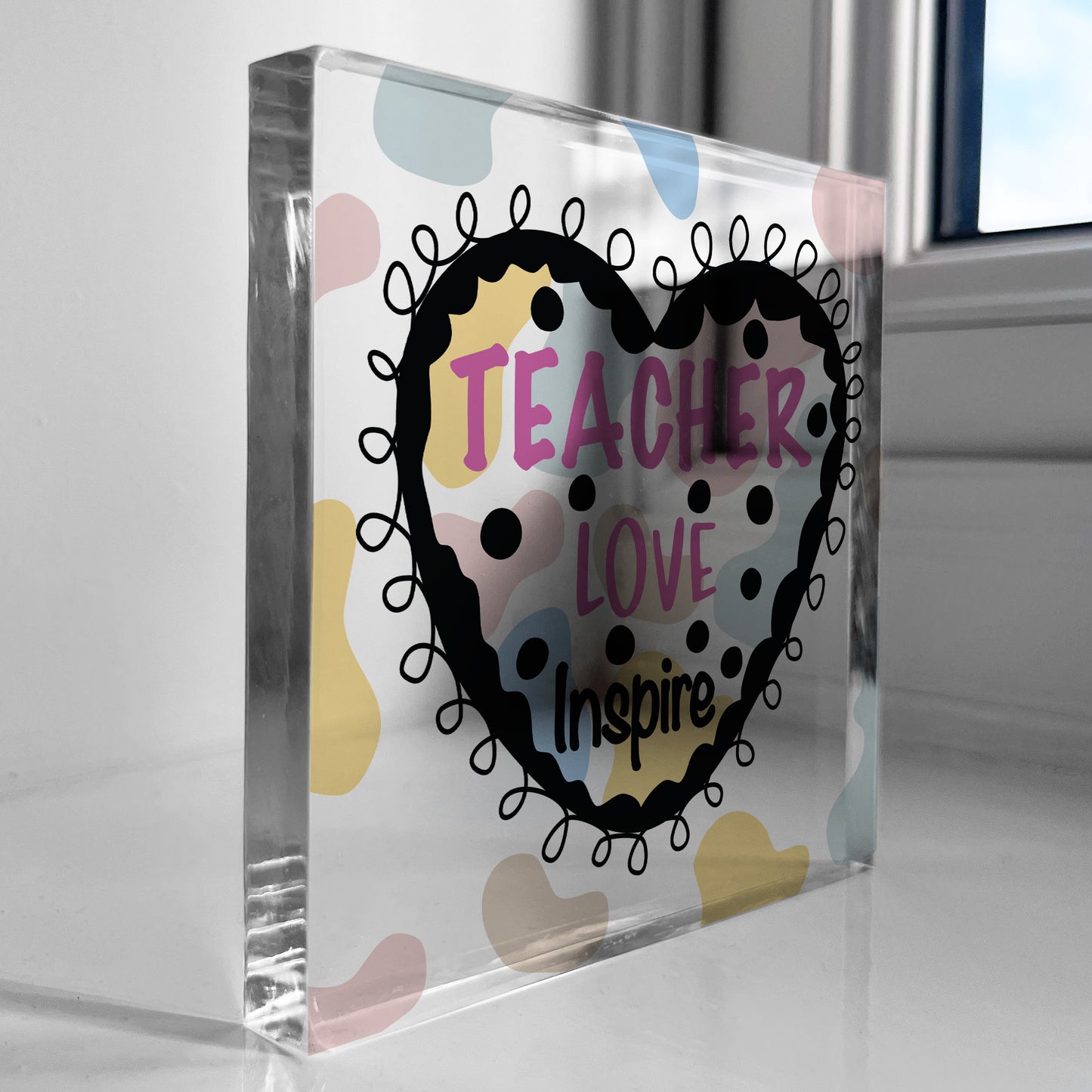 TEACHER LOVE INSPIRE Gift For Teacher Teaching Assistant Nursery