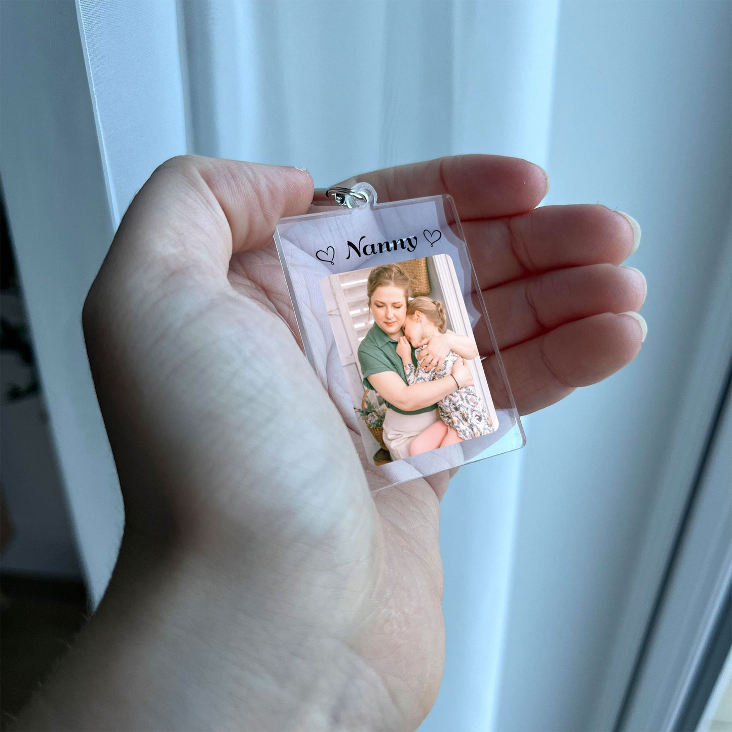 Nanny Keyring Gifts Personalised Custom Photo Acrylic Keychain