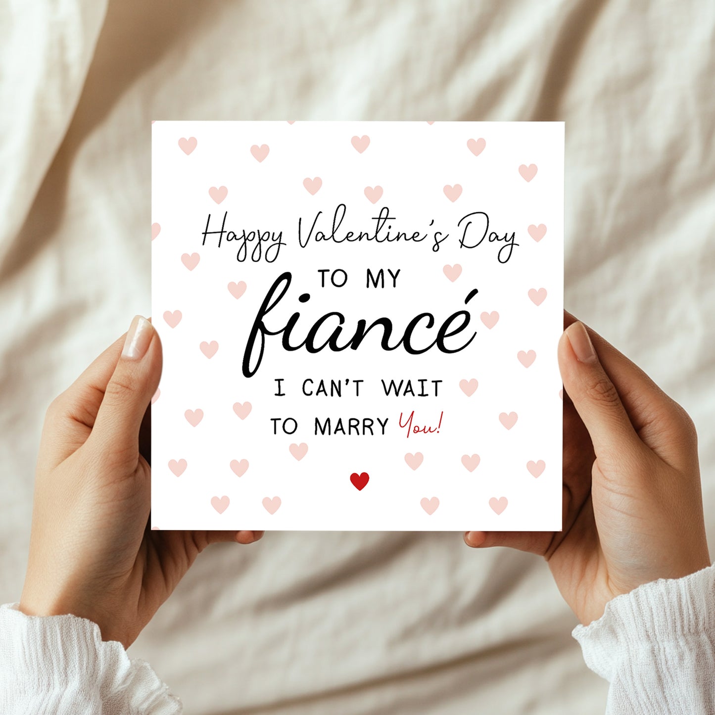 Valentines Card For Fiance, Valentine's Gifts For Him Her