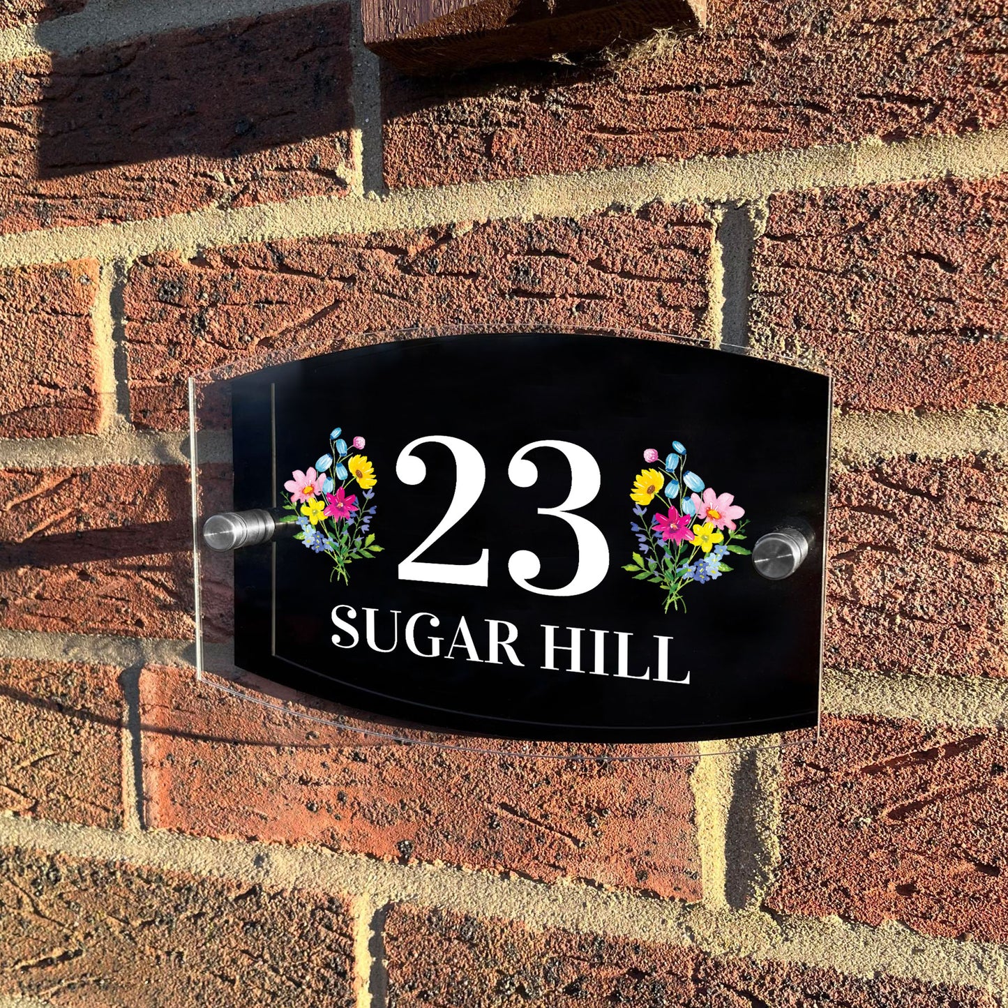 Address Plaque For Wall House Signs Acrylic Door Number Sign