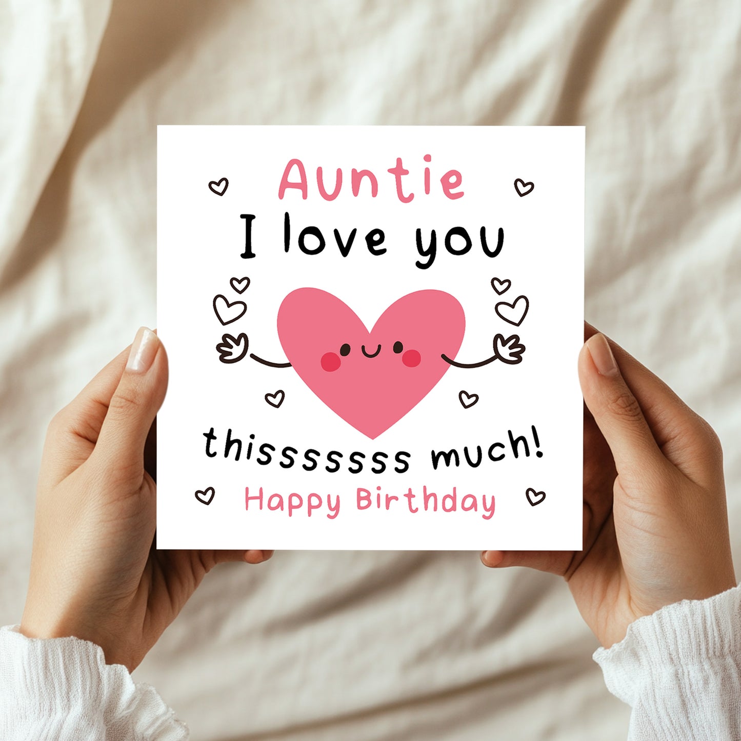 Birthday Card For Auntie With Envelope Birthday Auntie Card