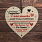 40th Anniversary Gift Husband Wife Wedding One Year Mr & Mrs