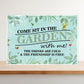 Garden Signs and Plaques for Outside Garden Signs Come Sit
