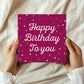 Happy Birthday Cards For Her With Envelope Polka Dot Card