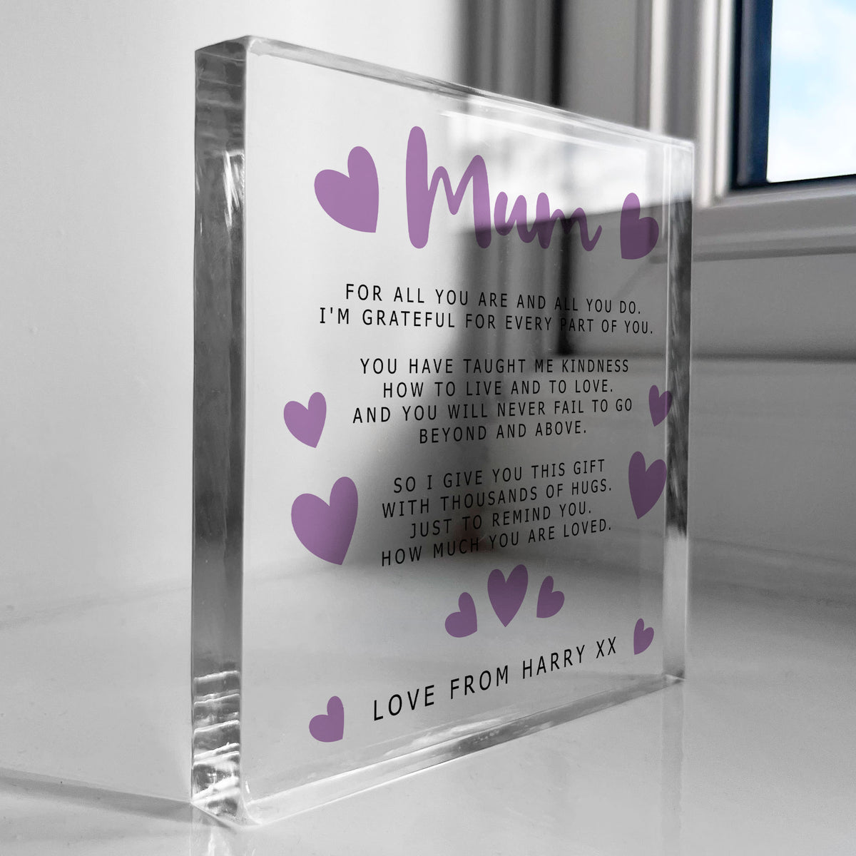 Personalised Gifts for Mum Birthday Gift from Daughter Son