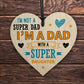 Funny Dad Gifts From Daughtern Wood Heart Dad Gift For Birthday