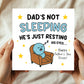 FUNNY Dad Card For Fathers Day Hes Just Resting His Eyes Humour