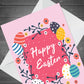 Happy Easter Greetings Card For Kids Children Students Teacher