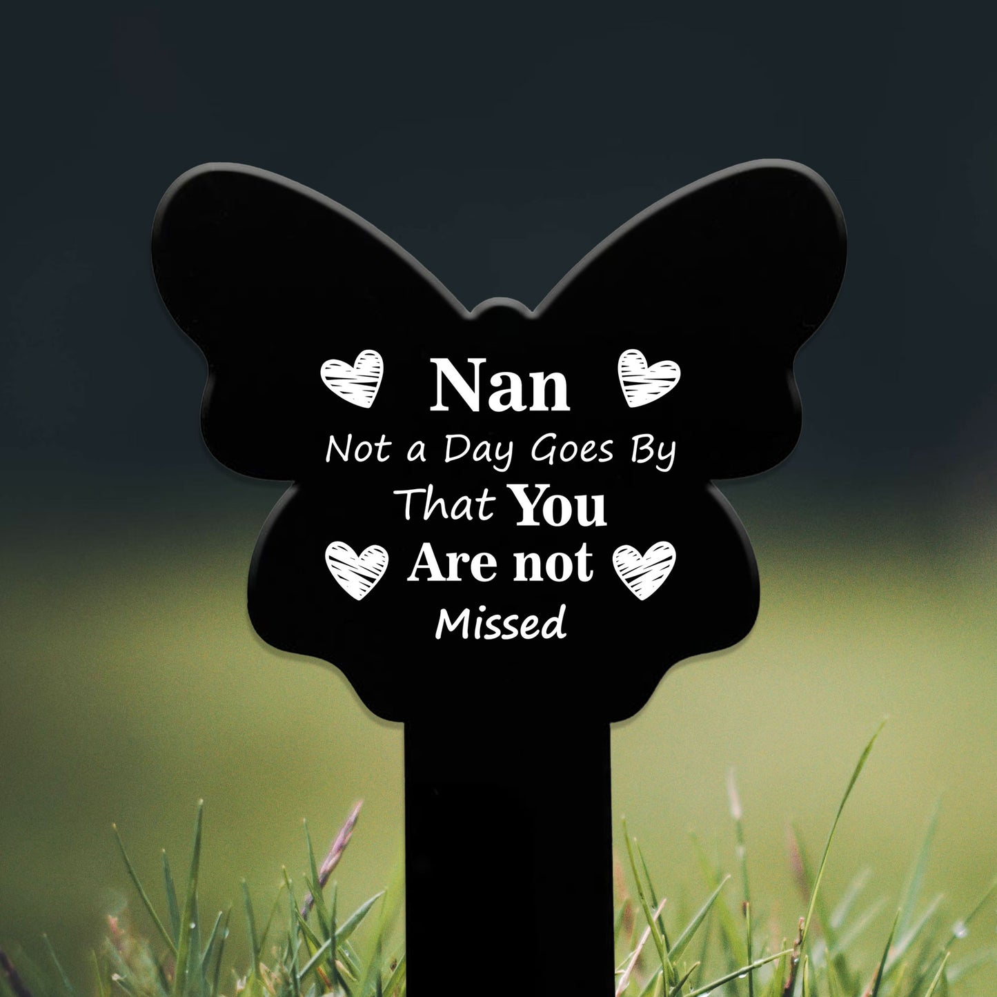 Nan Memorial Plaques For Graves Acrylic Grave Marker Garden Sign
