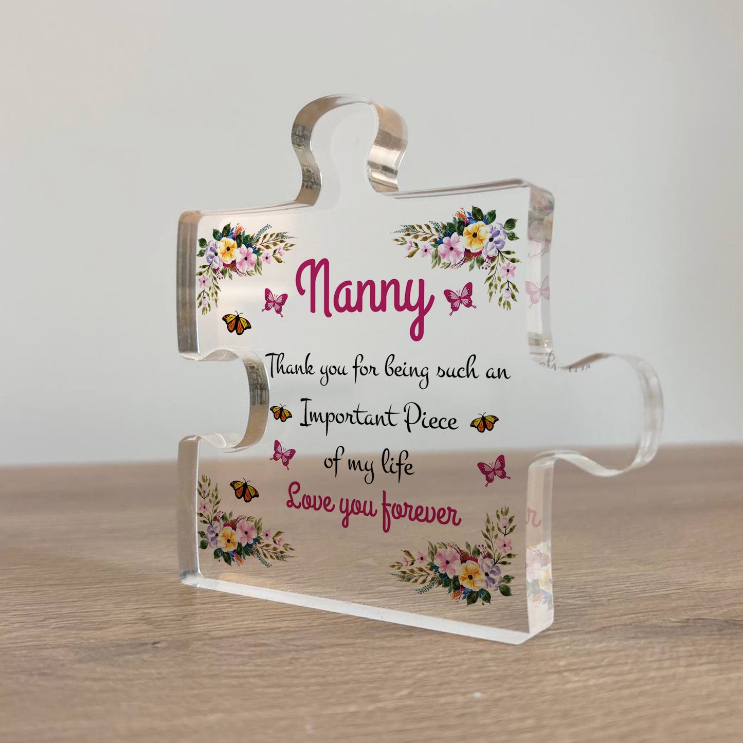 Nanny Birthday Gifts Presents Standing Plaque Keepsake Christmas