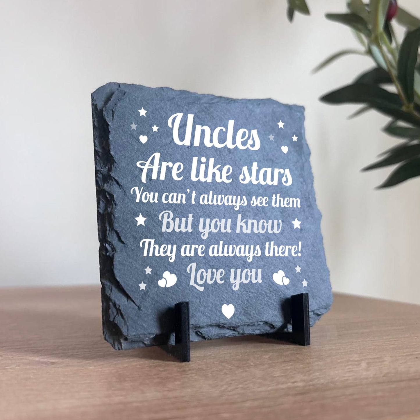 Uncle Gifts from Niece Nephew Slate Plaque Uncle Birthday Gifts