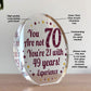 Funny 70th Birthday Gift For Men Women Joke Birthday Gift