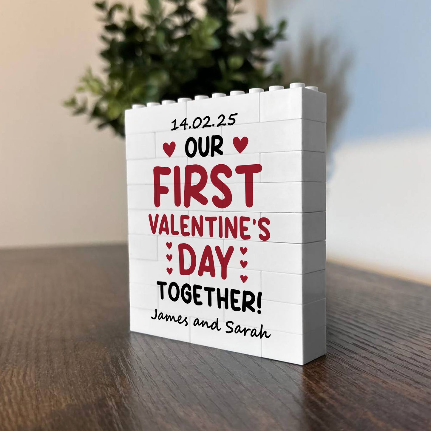 Personalised Our First Valentines Day Gift For Coupl