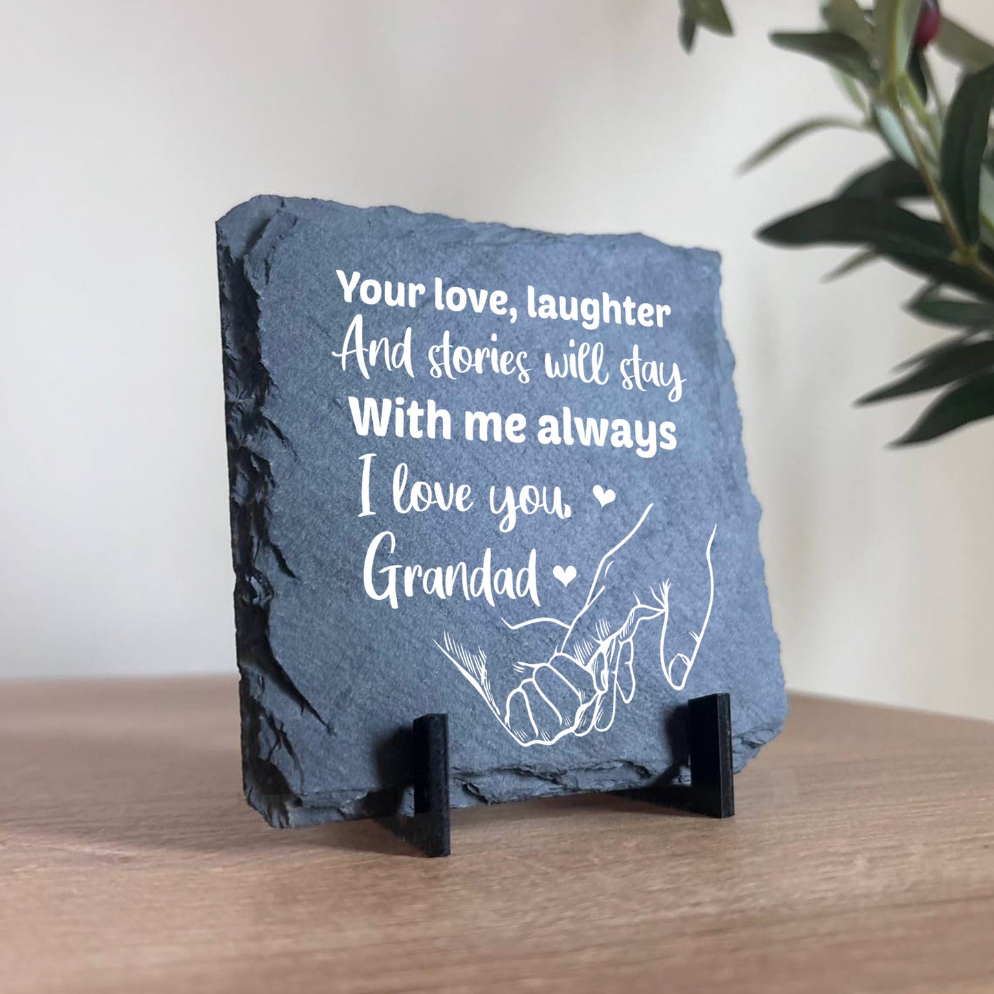 Grandad Gifts from Granddaughter Grandson Slate Plaque Birthday