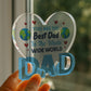 Gifts For Dad Birthday Gifts Plaque BEST DAD IN THE WORLD