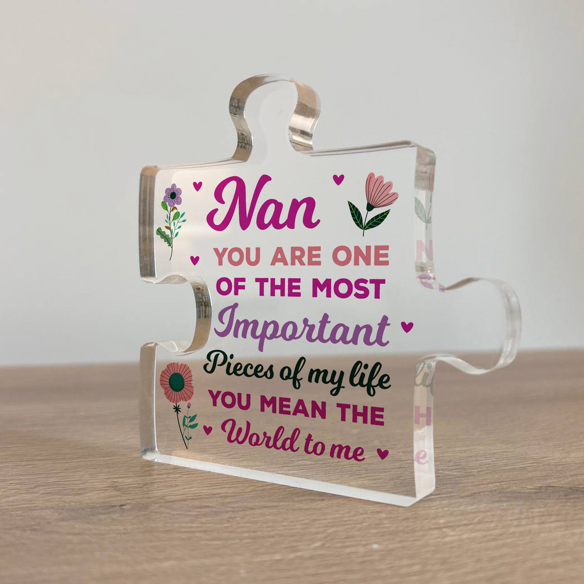 Nan Gifts Important Pieces Of My Life Thank You Gift For Nan