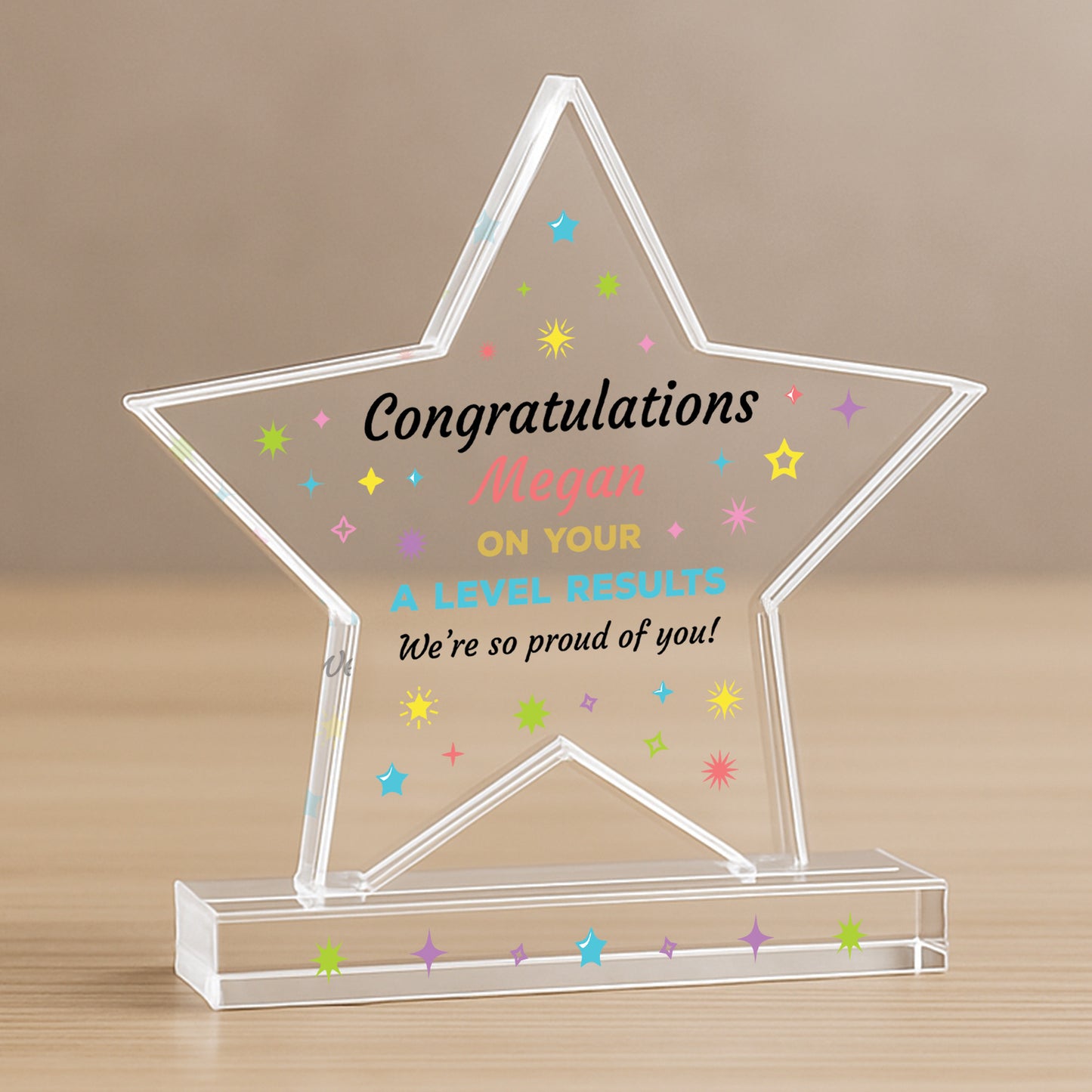 Congratulations Gift For A Level Results Day Personalised