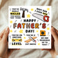 Fathers Day Card Novelty Tools Funny Cards For Dad Happy Fathers