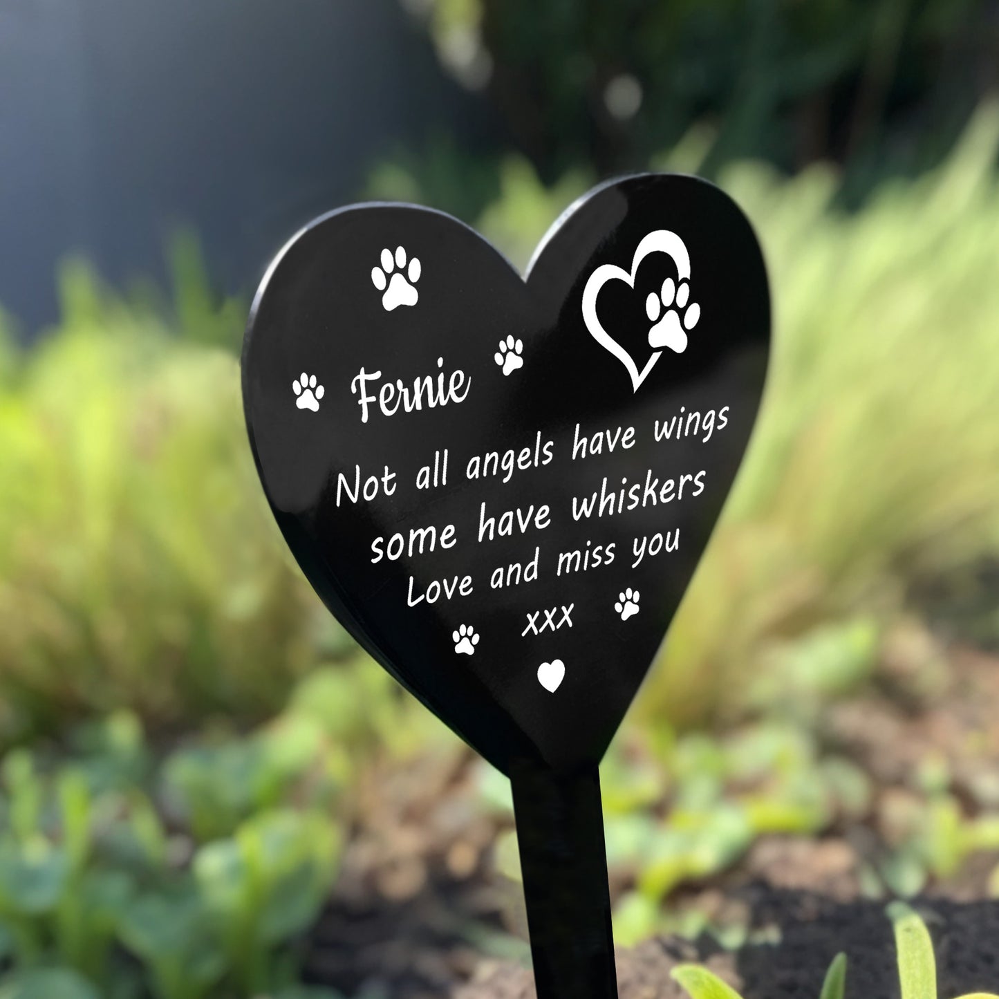 Pet Memorial Garden Grave Stake Dog Graveside Memorial Decor