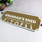 Garden Shed Sign For Grandad Novelty Gift Birthday Fathers Day