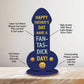 Happy Fathers Day Funny Plaque Gift For Dad Novelty Dad Gifts