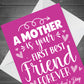 Mothers Day Card for Mum Best Friend Card For Mum On Mothers Day
