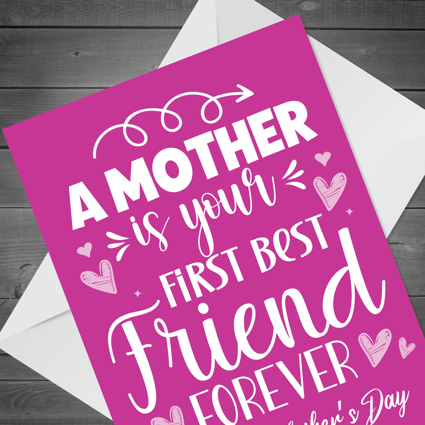 Mothers Day Card for Mum Best Friend Card For Mum On Mothers Day