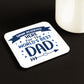 Worlds Best Dad Coaster Gift For Fathers Day Birthday Gift