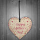 Happy Mother's Day Card For Mum Mothers Day Card Wooden Heart