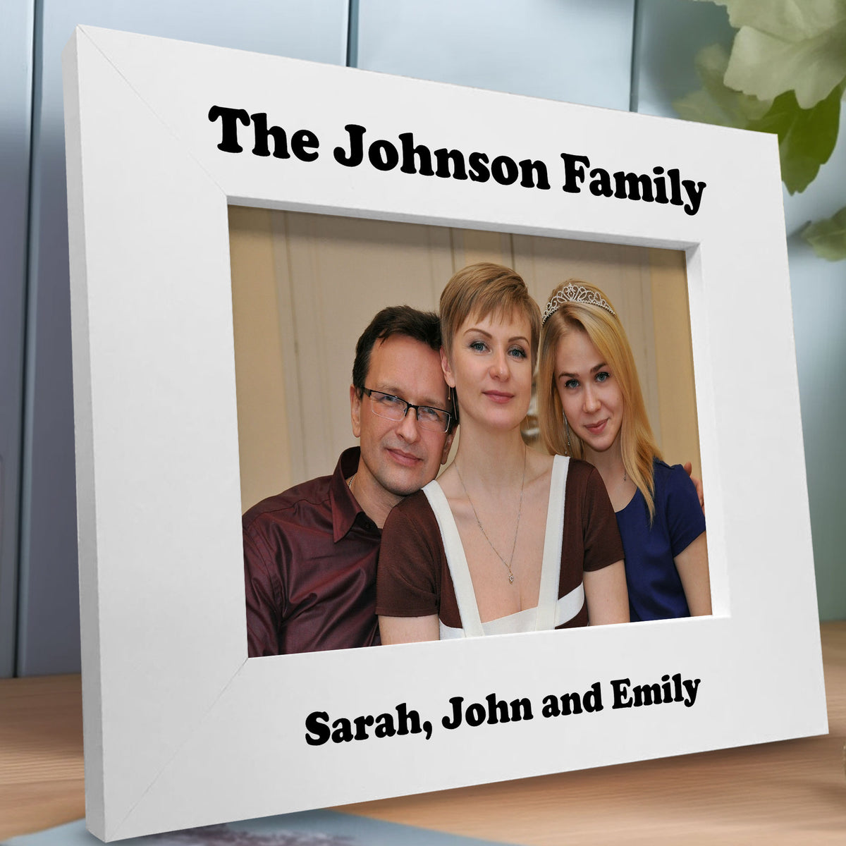 Personalised Family Gift 7x5 Photo Frame Birthday Christmas Gift