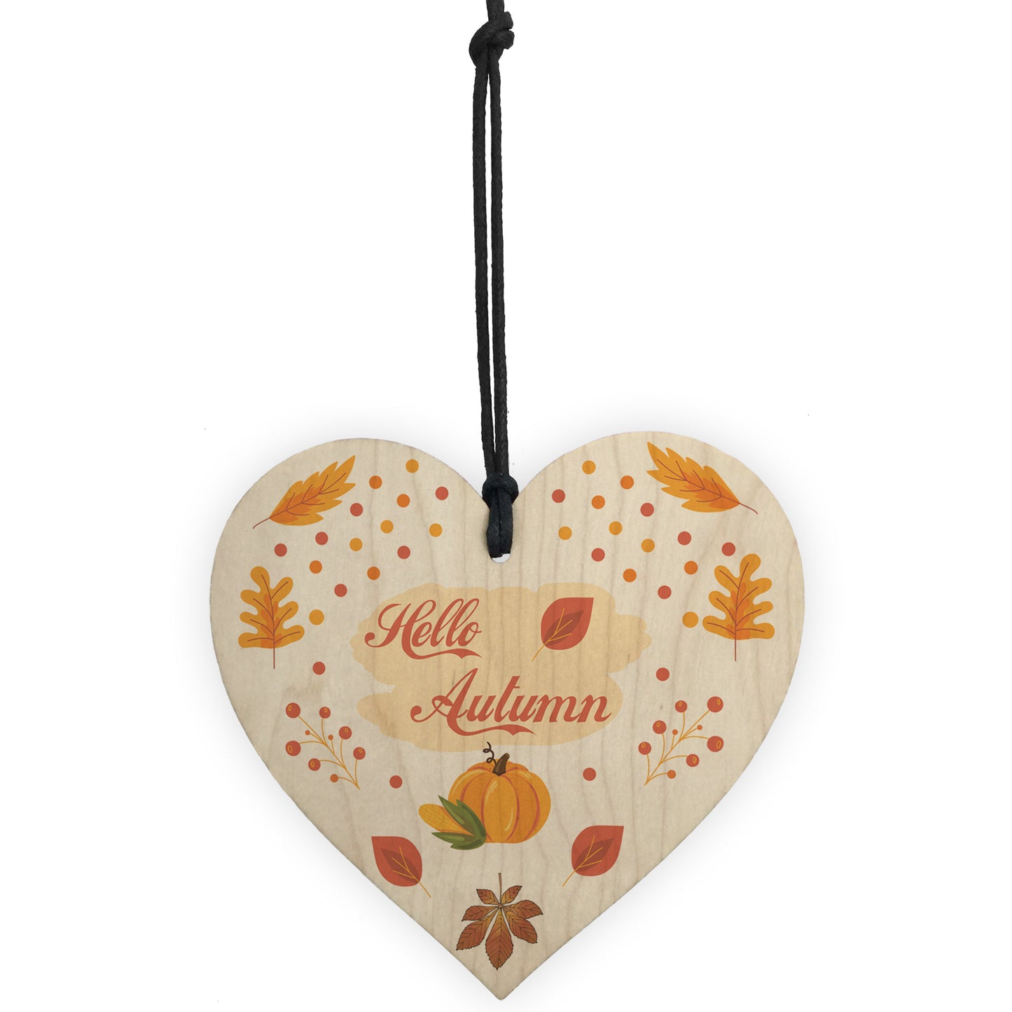 Autumn Room Decor Hello Autumn Sign Hello Autumn Gift Wood Sign