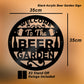 Beer Garden Welcome Signs For Outside Home Bar Pub 35x35cm