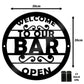 Bar Signs Welcome Sign For Home Bar Open Bar Sign For Garden Bar