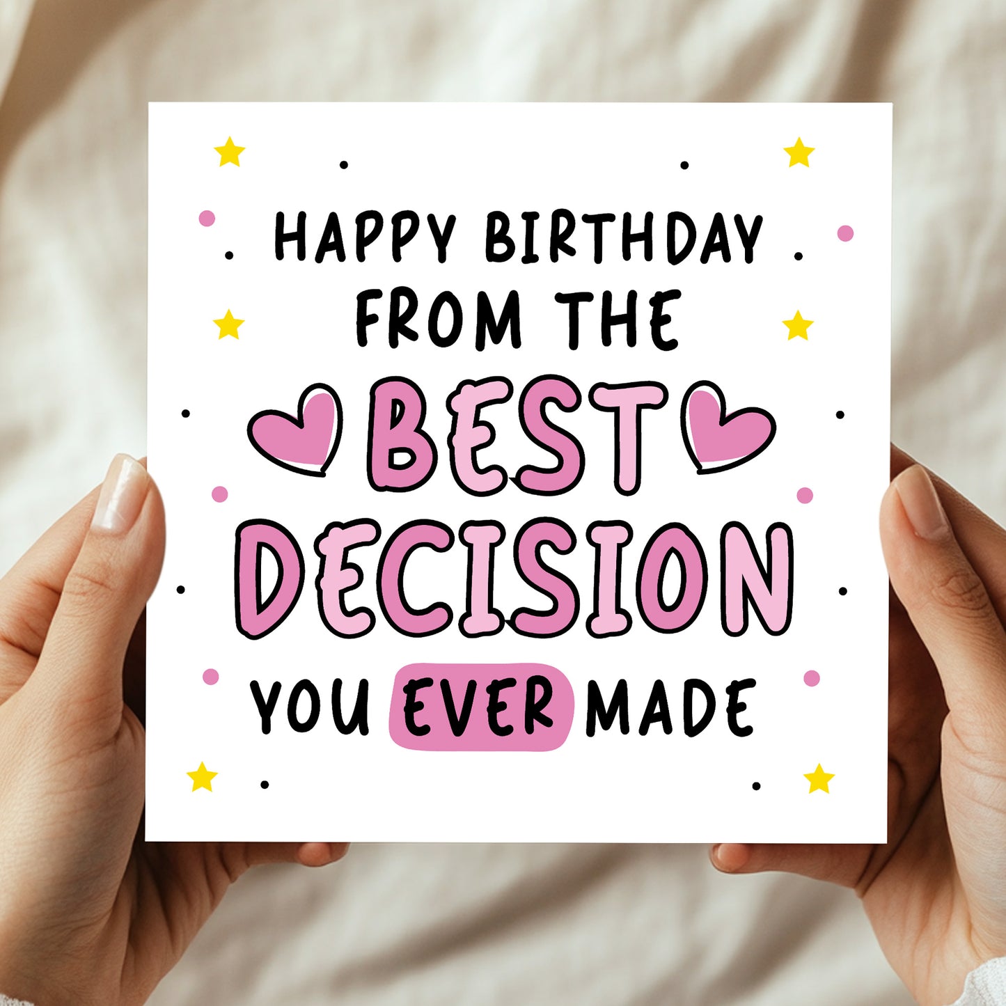 Funny Birthday Card For Husband Wife Boyfriend Girlfriend Joke