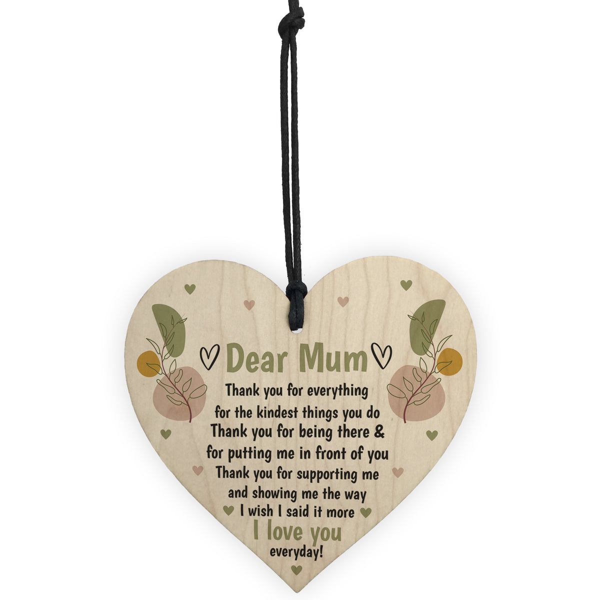 Cute Thank You Mum Love You Gift Birthday Christmas