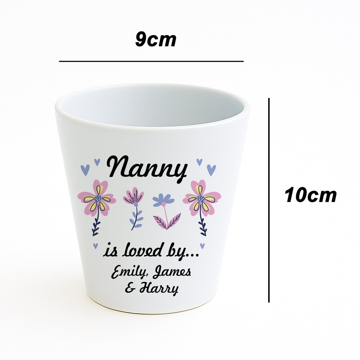 Nanny Gifts For Birthday Christmas Personalised Plant Pot