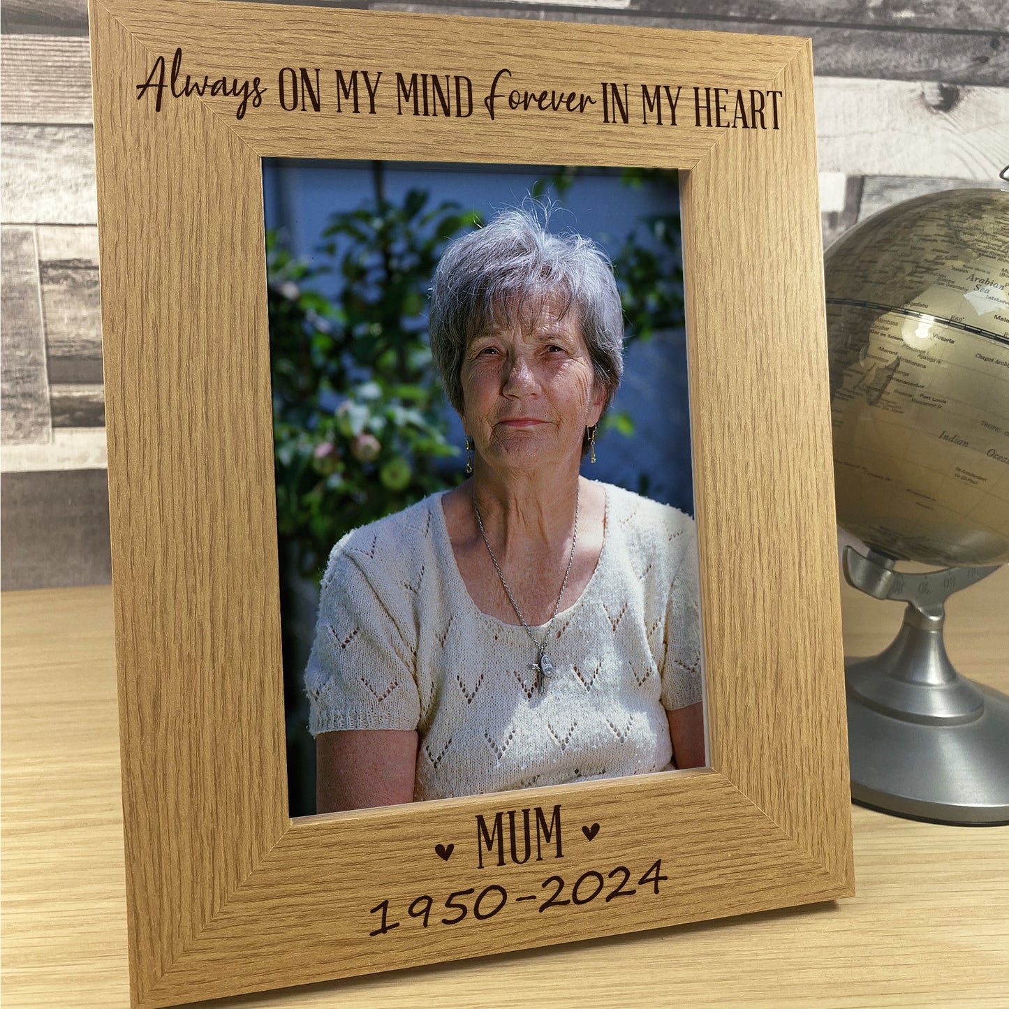 Mum Memorial Gift for Loss of Loved One Memorial Photo Frame 5x7