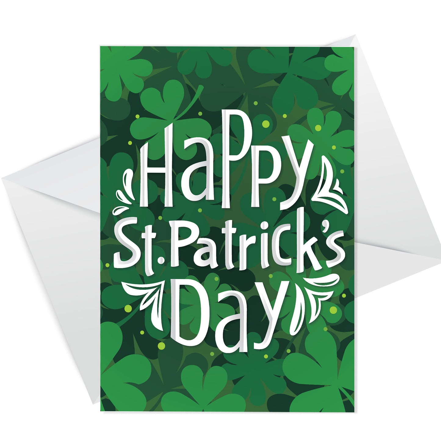 St Patricks Day Pack of 6 Greeting Cards For Friends Family