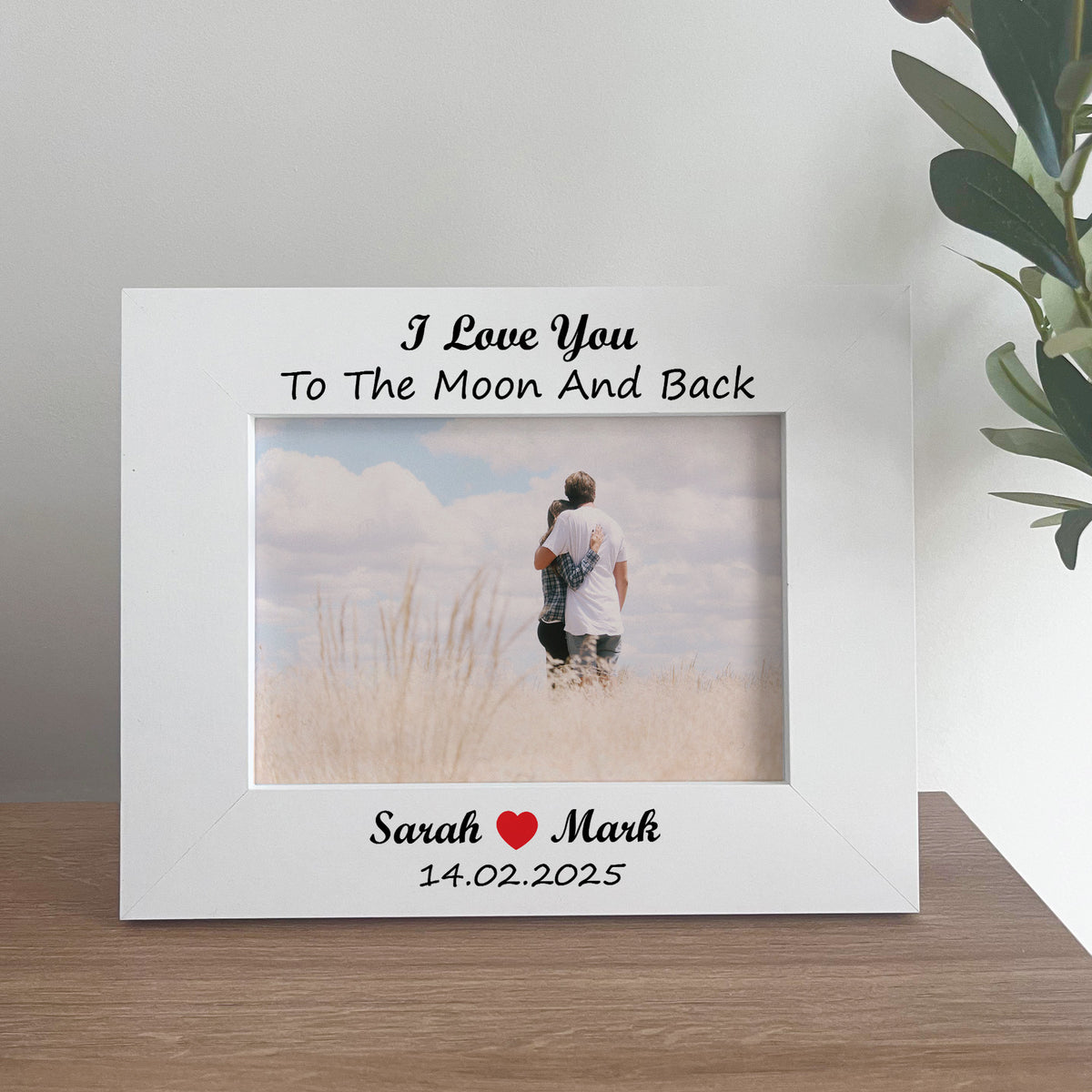 Personalised I Love You To The Moon And Back Gift For Boyfriend
