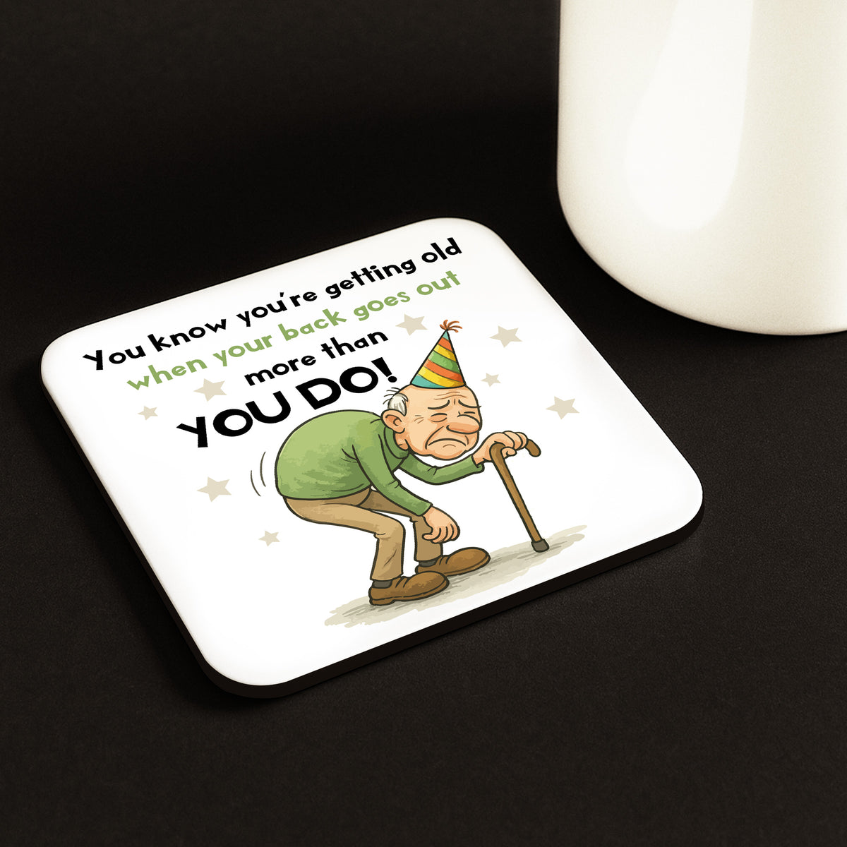 Funny Dad Gift For Dad Grandad COASTER Joke Dad Grandad Gift