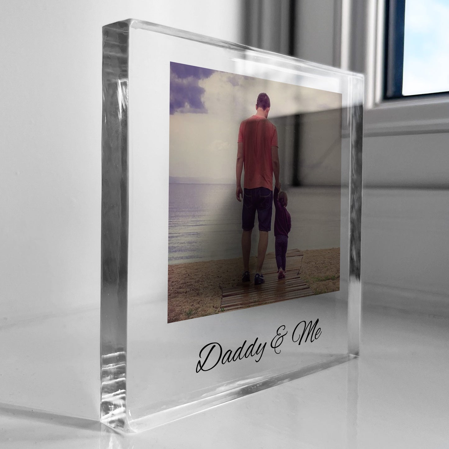 Fathers Day Gift For Dad DADDY AND ME Plaque Dad Photo Plaque