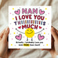 Card For Best Nan I Love You This Much Nan Birthday Card