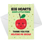 Teacher Thank You Card Multipack of 6 End of Term Leaving School