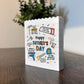 Cute Gift For Dad For Fathers Day Best Daddy Gift Brick Block