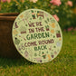 Garden Sign For Outdoor We're In The Garden Sign Wall Mounted