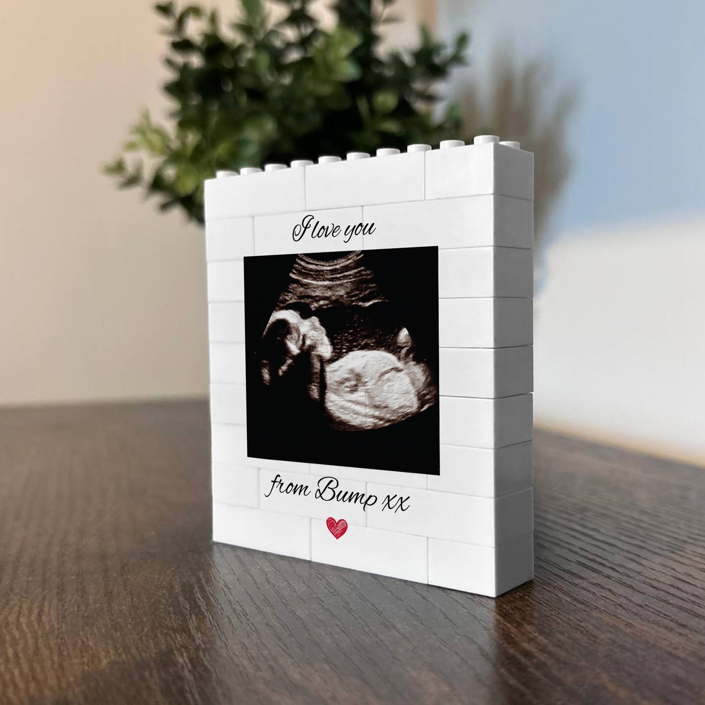 Personalised I Love You Gift From Bump Brick Photo Block