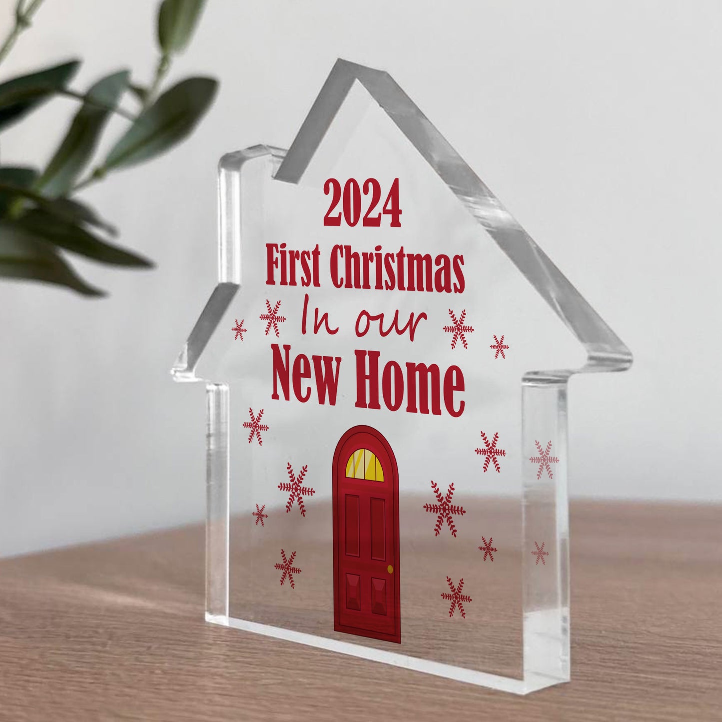 New Home Gift First Christmas in New Home Decoration Acrylic